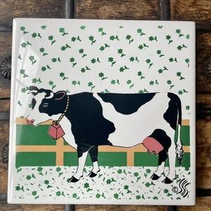 Vintage Cow Trivet Wall Hanging Country Kitchen | Stevens Linen Assoc. Inc.